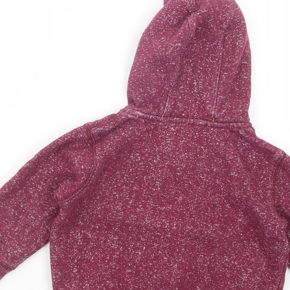 Matalan Baby Purple  Cotton Full Zip Jumper Size 18-24 Months  Zip