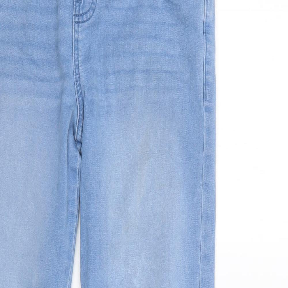 Denim Co. Boys Blue  Cotton Tapered Jeans Size 12-13 Years  Regular Drawstring