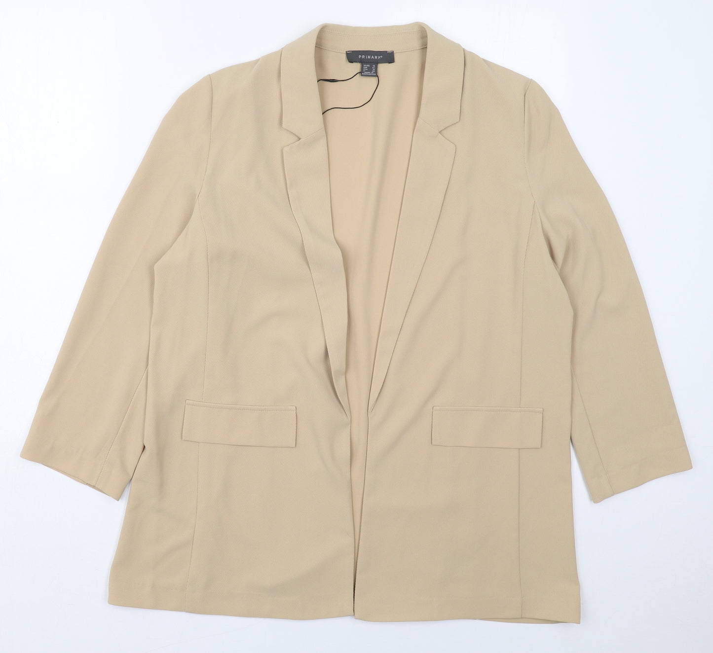Primark Womens Beige   Jacket  Size 14