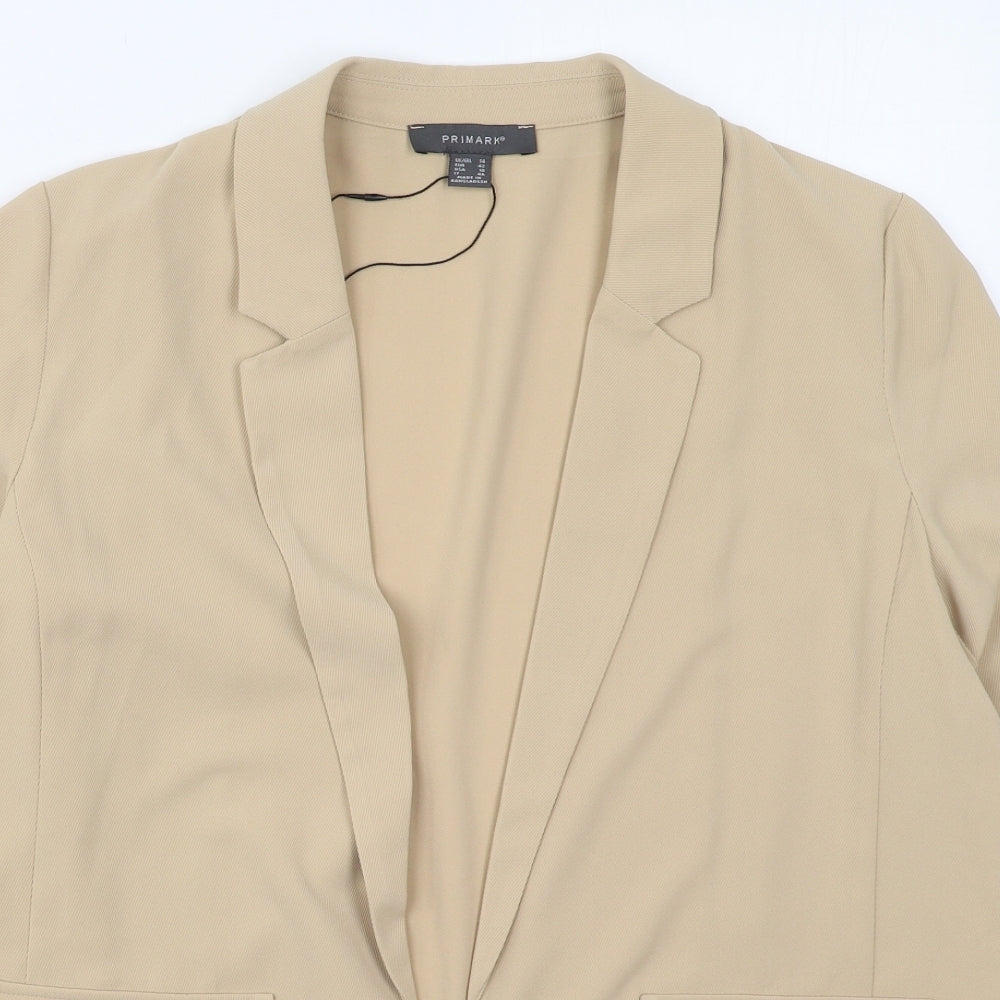 Primark Womens Beige   Jacket  Size 14