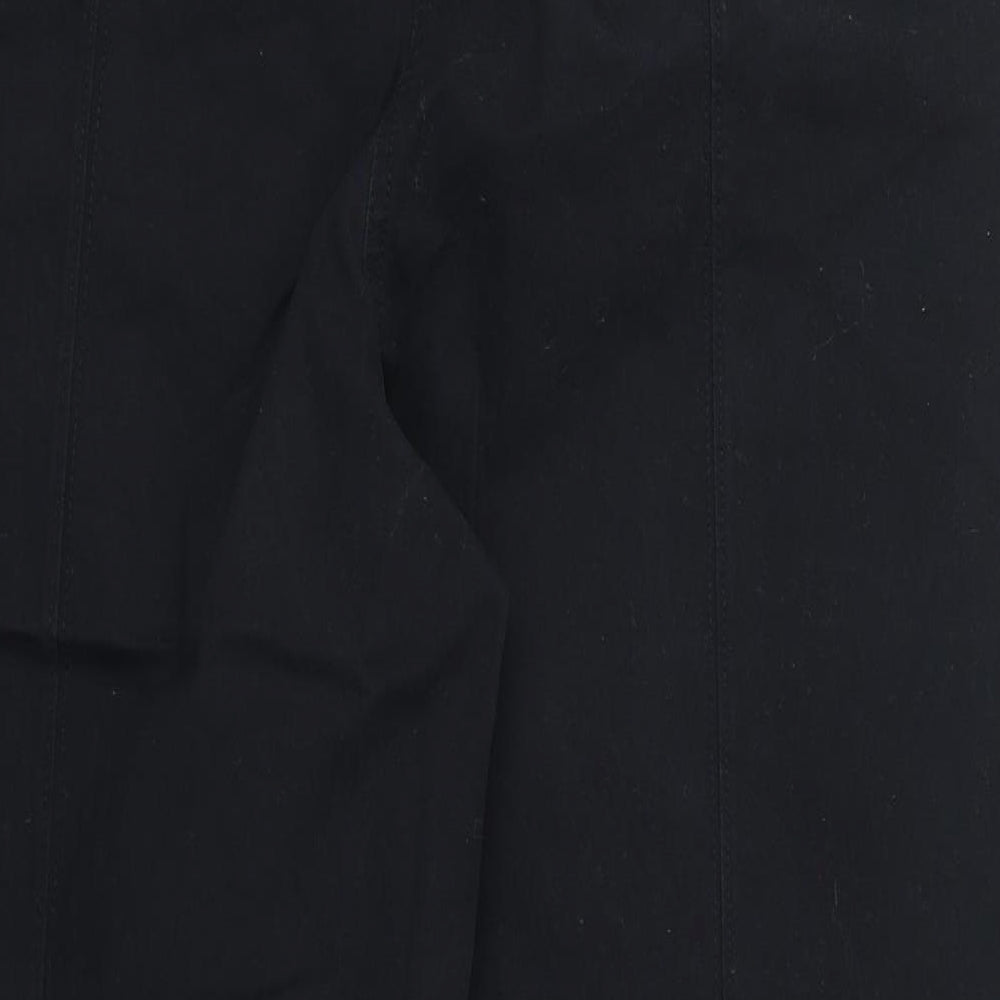 SoulCal&Co Womens Black  Cotton Trousers  Size 18 L28 in Regular Button