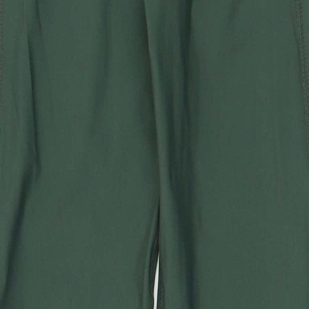 Anko Womens Green  Nylon Capri Leggings Size 8 L27 in Regular Pullover