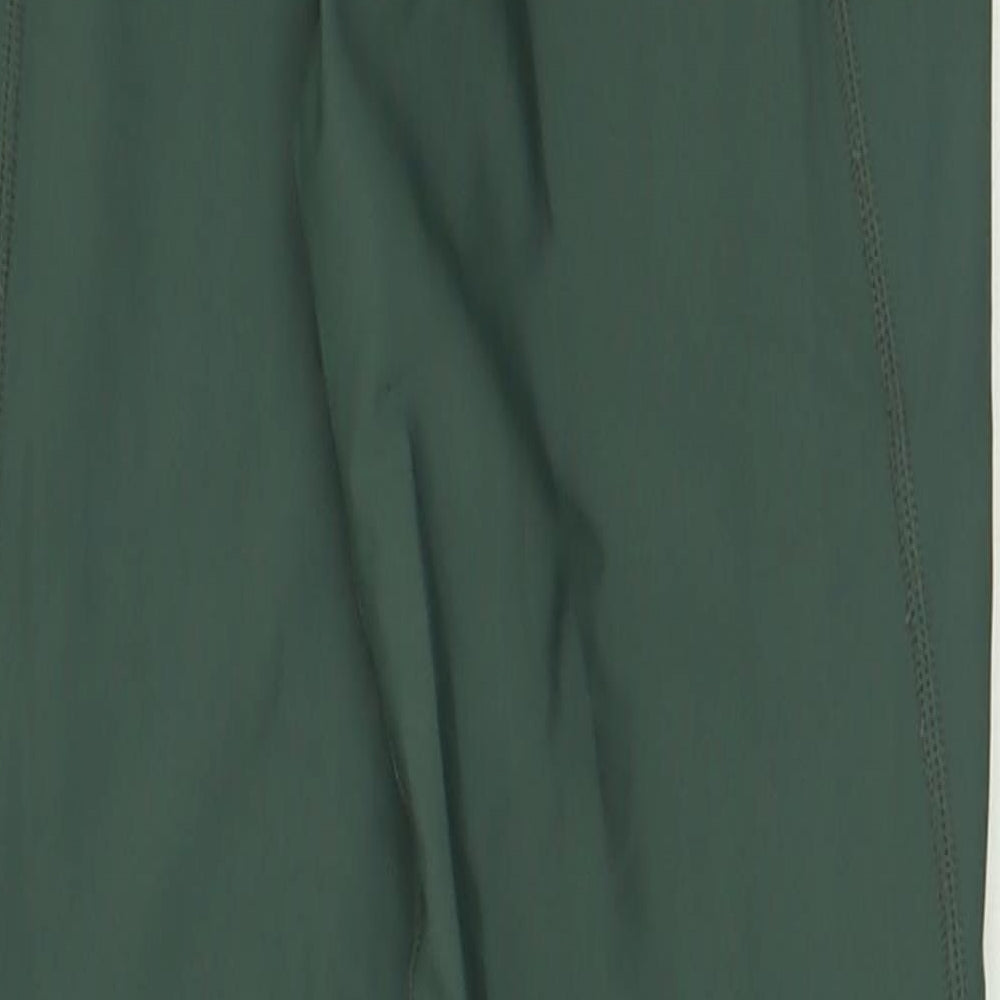Anko Womens Green  Nylon Capri Leggings Size 8 L27 in Regular Pullover