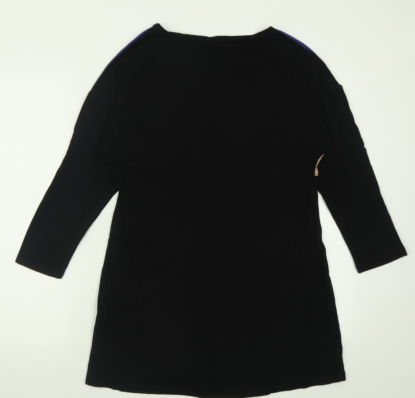 poster  Womens Multicoloured Crew Neck  Viscose Pullover Jumper Size 14