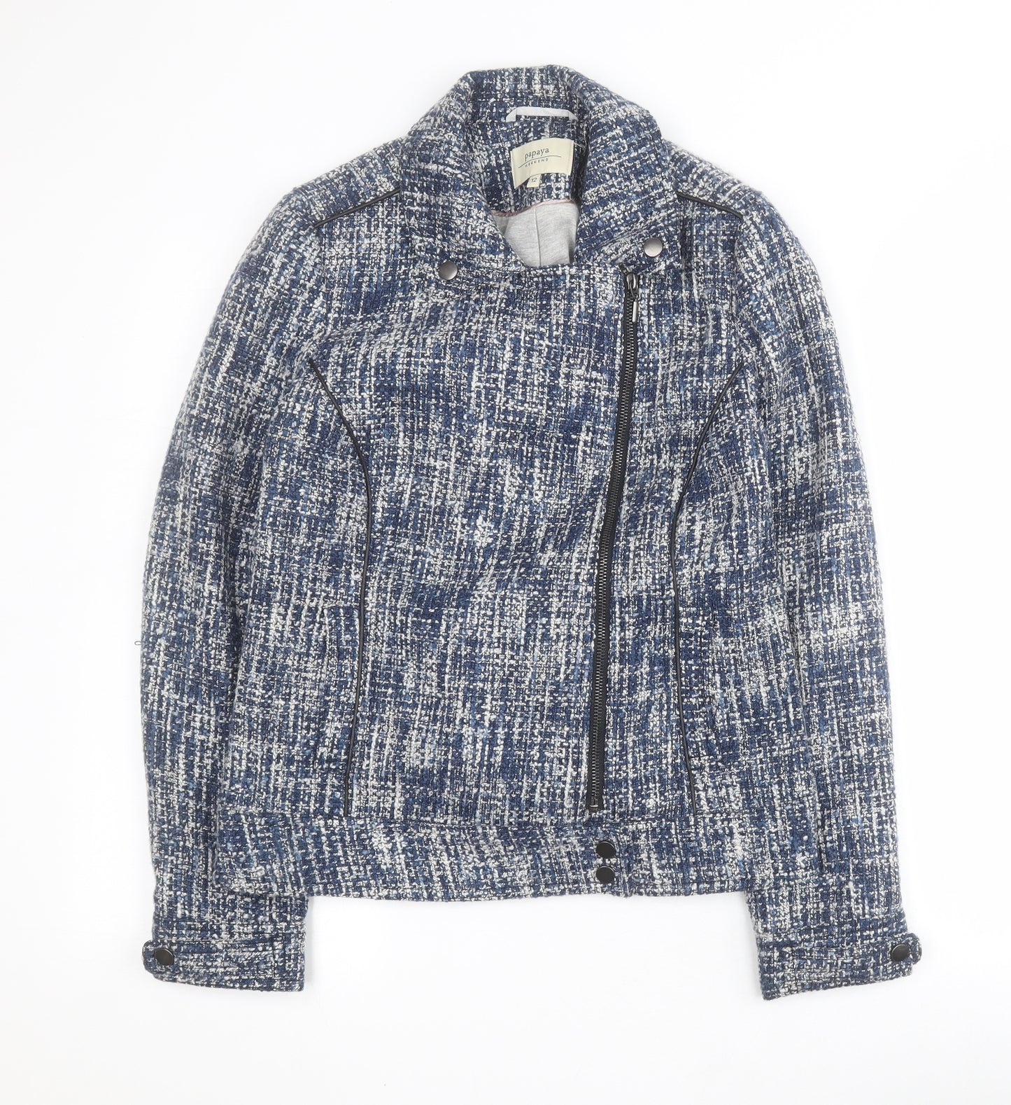 Matalan Womens Blue   Jacket  Size 12  Zip