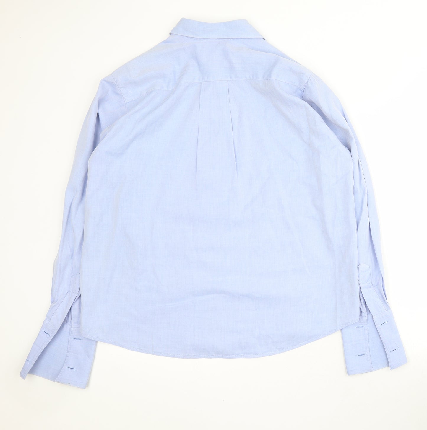 Coles Shirtmaker Womens Blue  100% Cotton Basic Button-Up Size 14 Collared