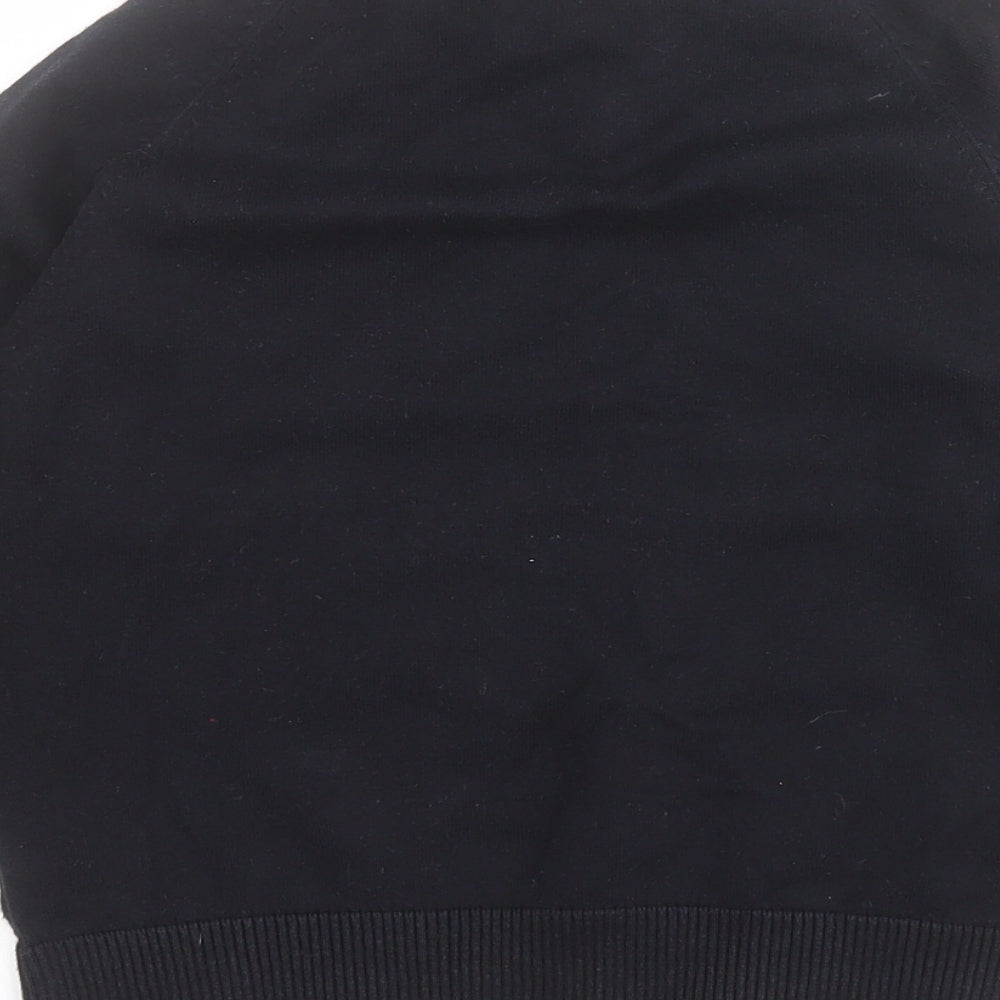 NEXT Boys Black V-Neck  Cotton Pullover Jumper Size 5-6 Years  Pullover - School