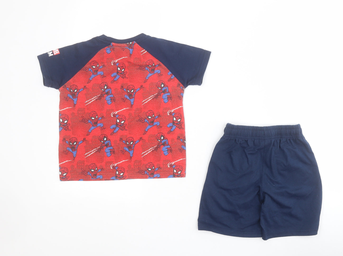 Sprinter Boys Blue Solid Polyester  Pyjama Set Size 4 Years  Pullover - Spiderman