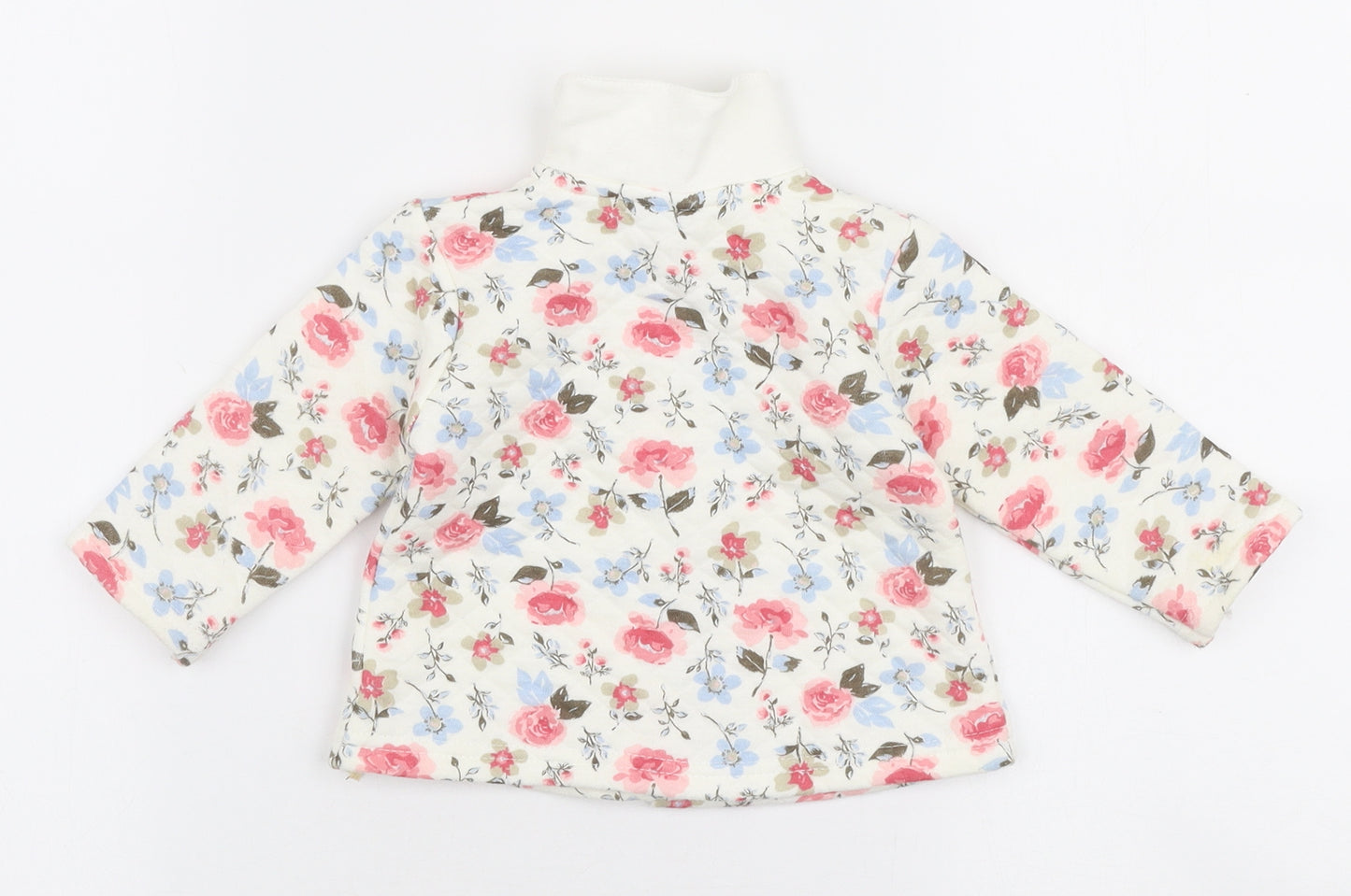 Cutey Pie Girls Multicoloured Floral  Jacket  Size 6-9 Months   Button