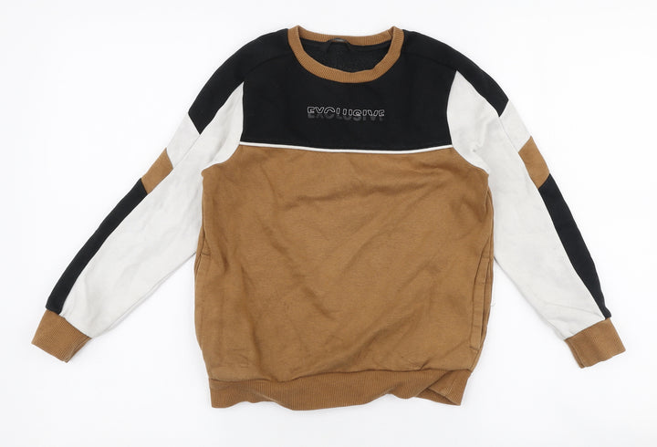 George Boys Multicoloured  Cotton Pullover Sweatshirt Size 8-9 Years  Pullover - Exclusive