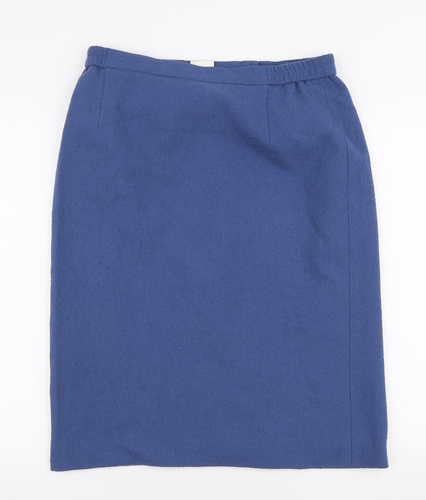 Eastex Womens Blue  Wool A-Line Skirt Size 16   Zip