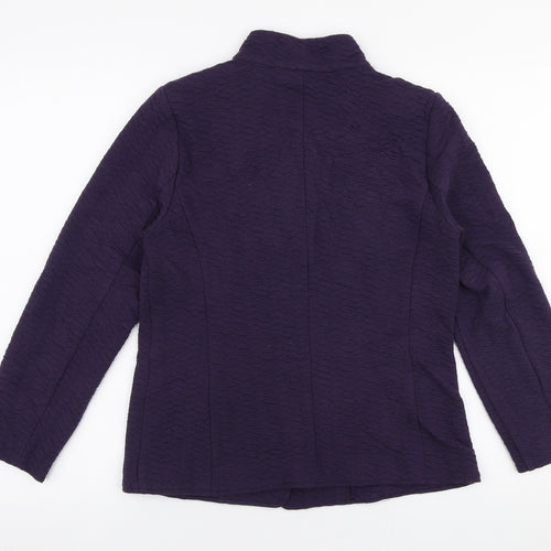 ERFO Womens Purple   Jacket Blazer Size 8  Button