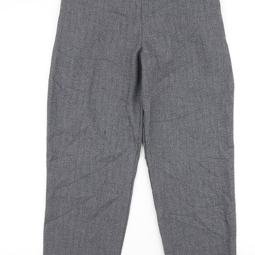 Autonomy Womens Grey  Polyester Dress Pants Trousers Size 12 L25 in Regular