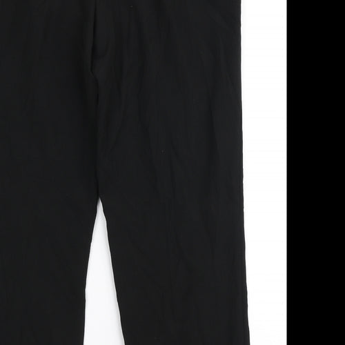 Vida Vi Womens Black  Polyester Trousers  Size 16 L27 in Regular