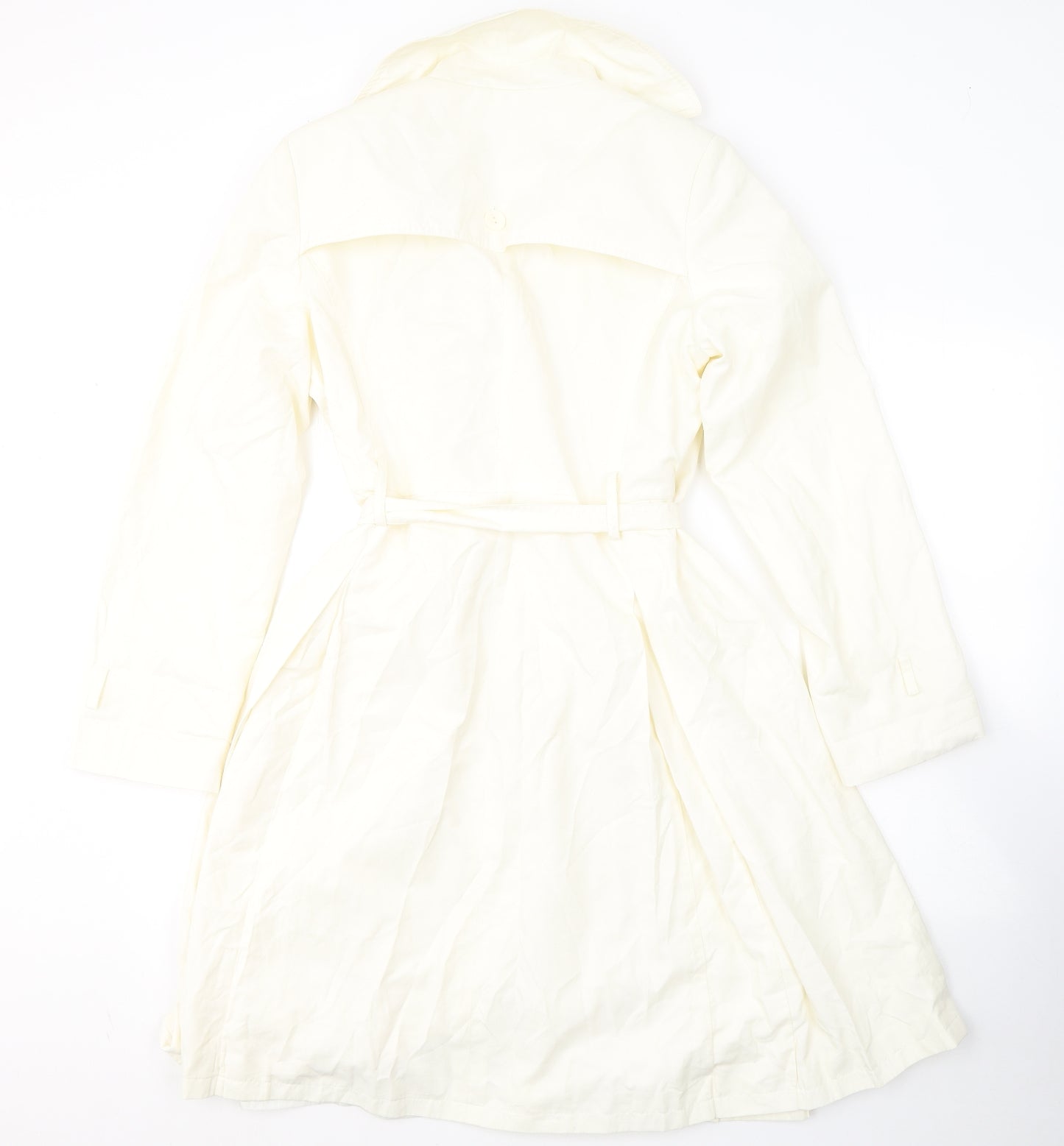 George Womens White   Pea Coat Coat Size 14  Button