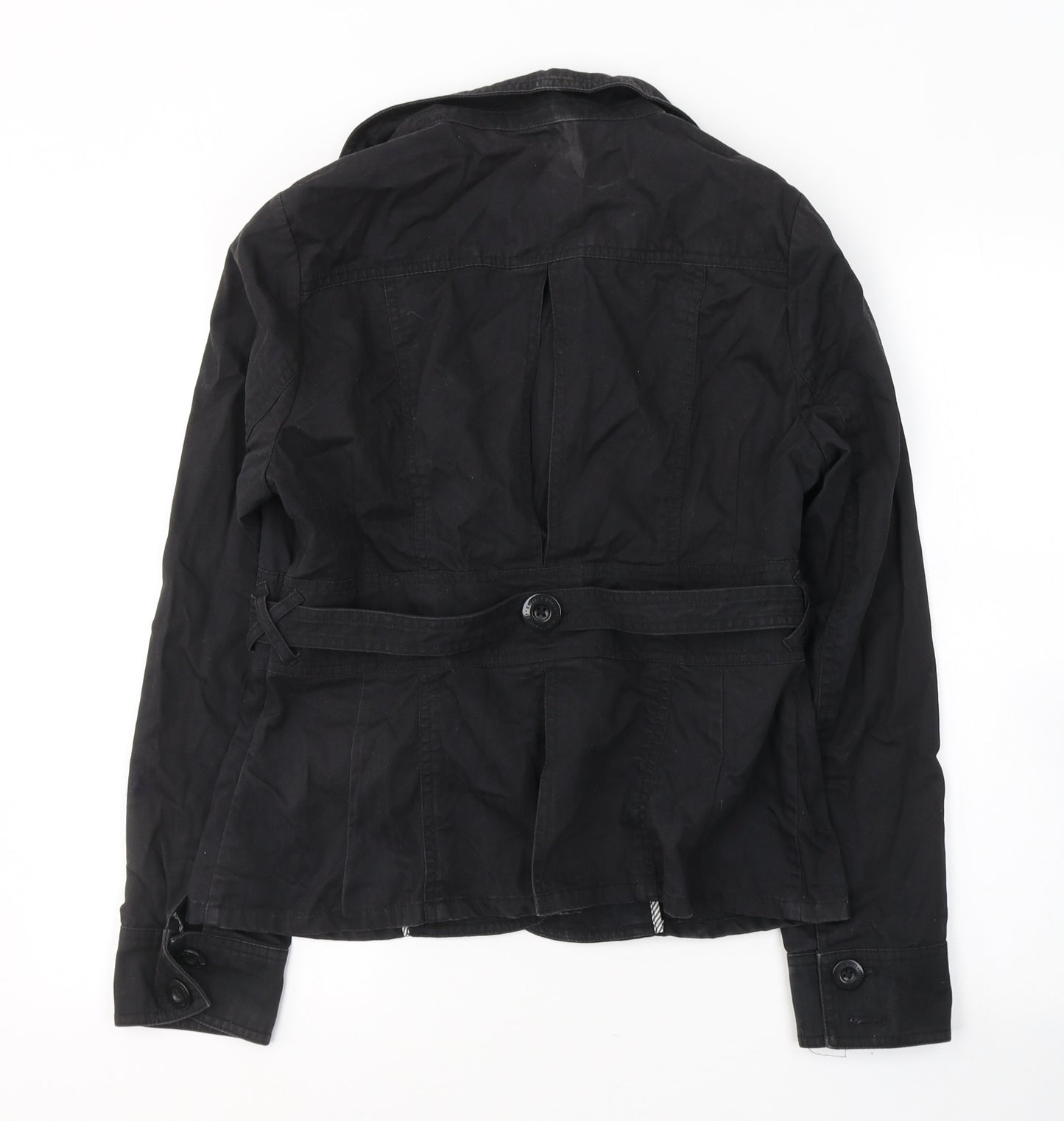 Jasper Conran Womens Black   Jacket  Size 14  Button