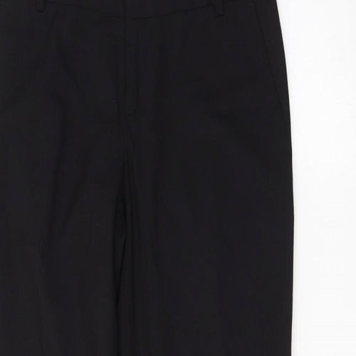 Banana Republic Womens Black  Polyester Trousers  Size 4 L29.5 in Regular Buckle