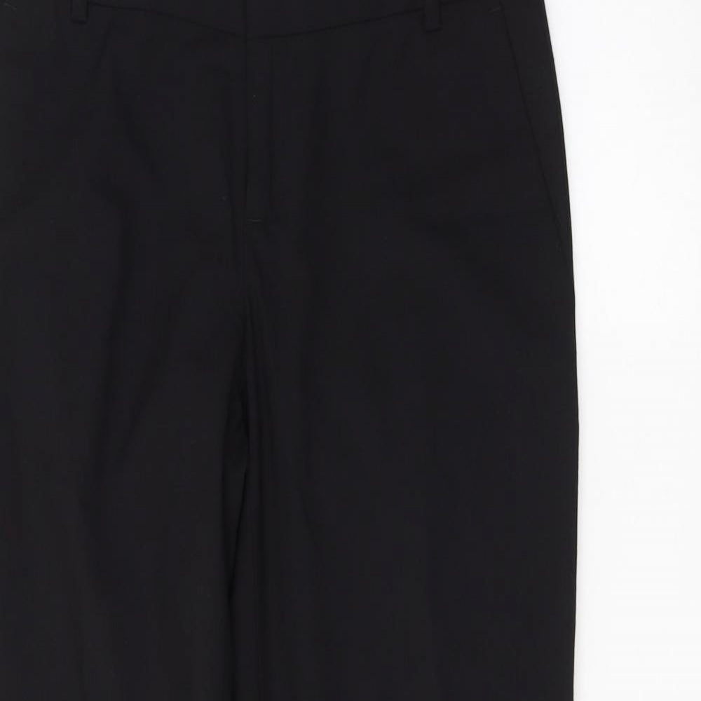 Banana Republic Womens Black  Polyester Trousers  Size 4 L29.5 in Regular Buckle