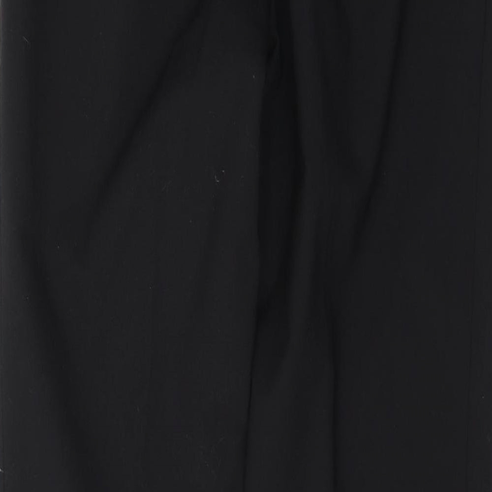 Banana Republic Womens Black  Polyester Trousers  Size 4 L29.5 in Regular Buckle