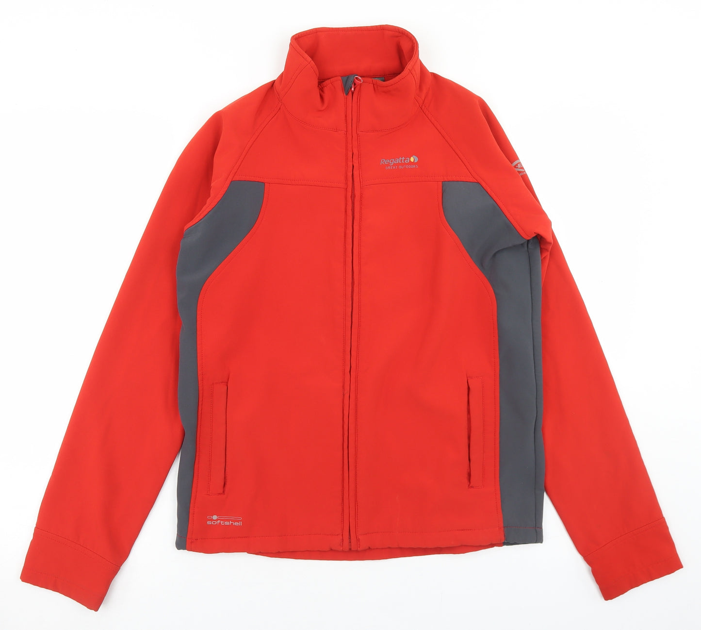 Regatta Boys Red Colourblock  Jacket  Size 16 Years  Zip