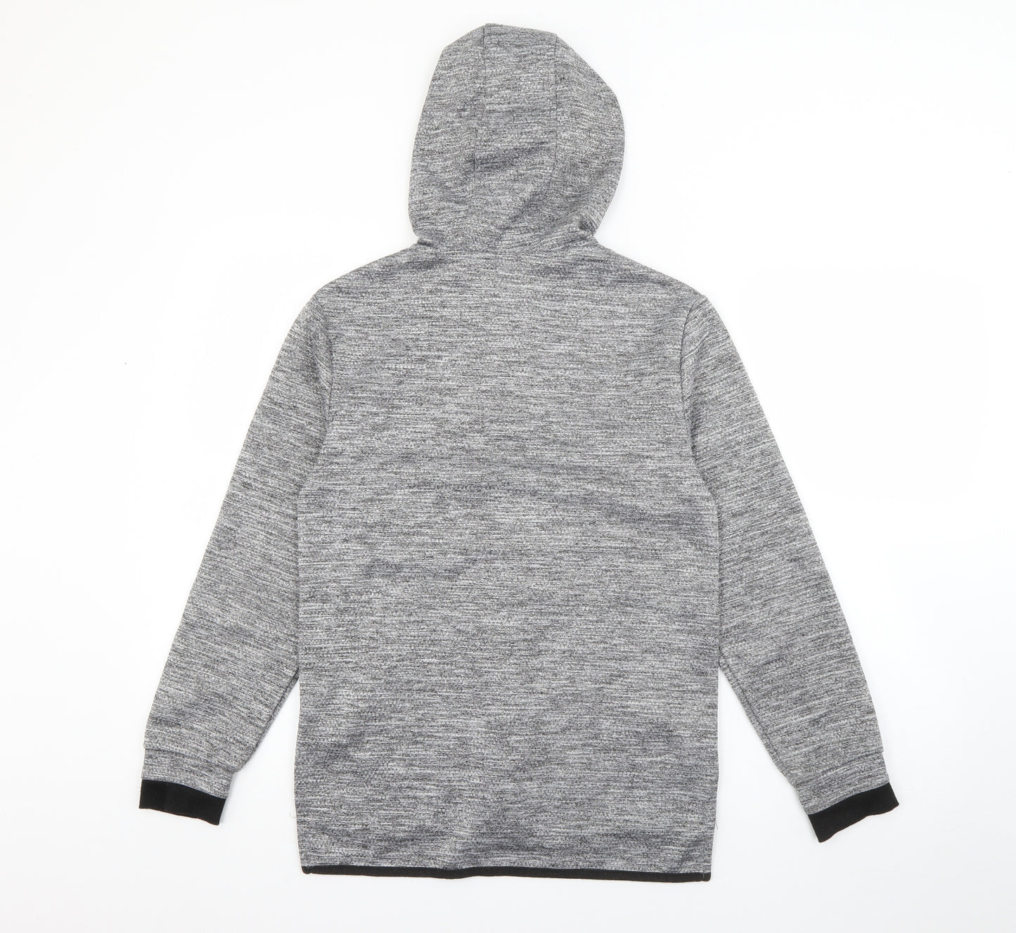 Primark Boys Grey  Polyester Full Zip Hoodie Size 12-13 Years  Zip