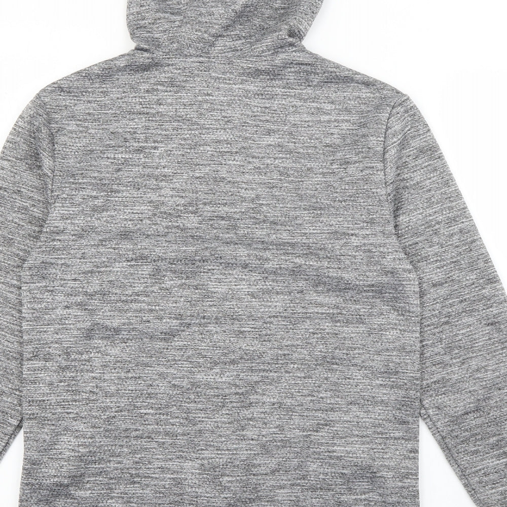 Primark Boys Grey  Polyester Full Zip Hoodie Size 12-13 Years  Zip