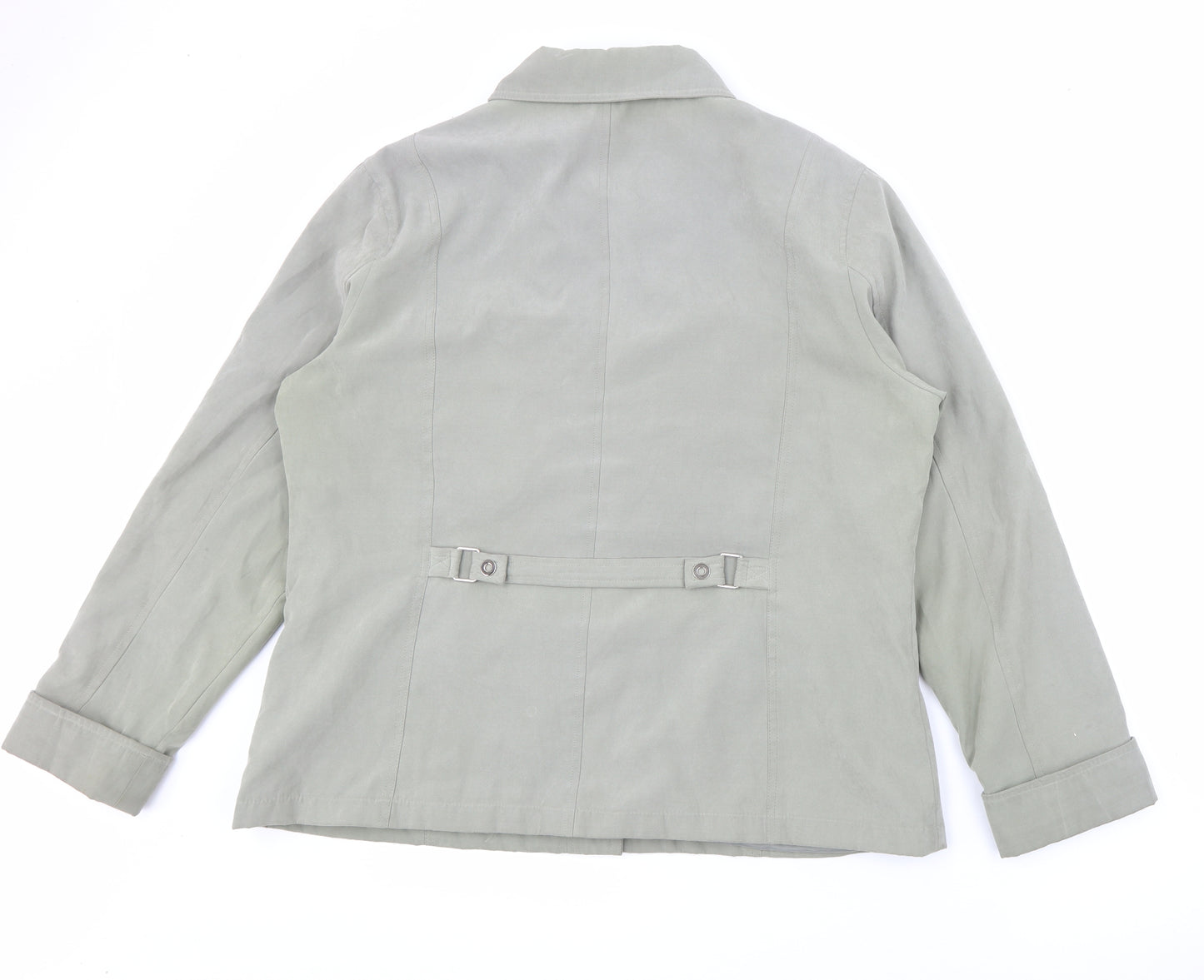 Finesse Womens Green   Jacket  Size 18  Snap