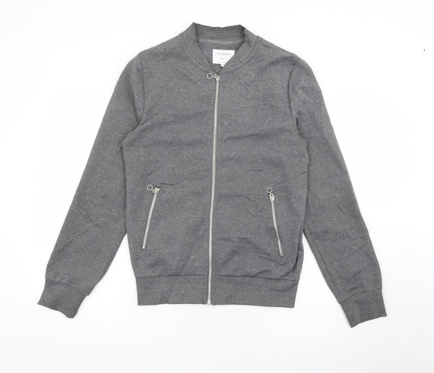 Primark Womens Grey   Jacket  Size S  Zip