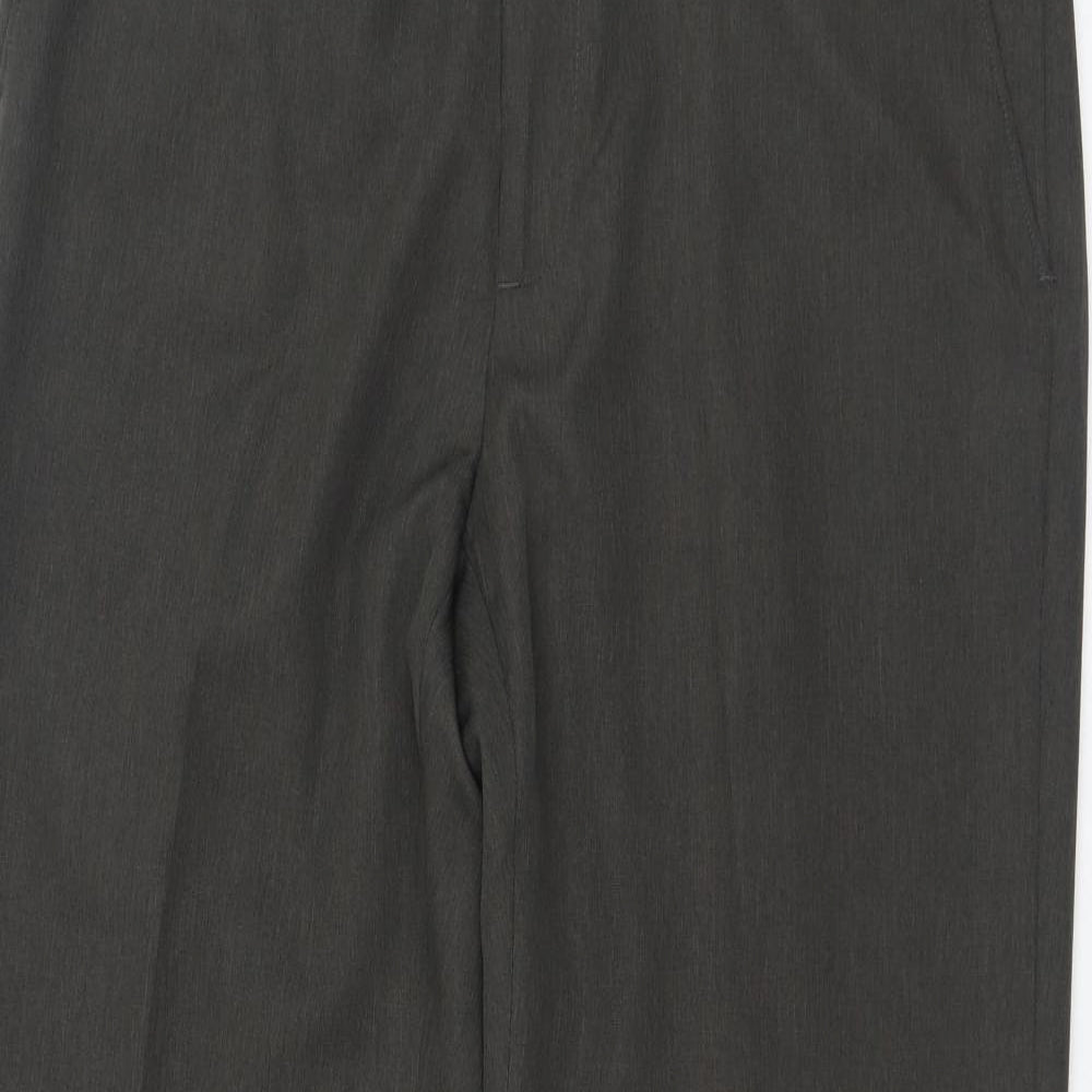 James Pringle Mens Green  Polyester Trousers  Size 36 L31 in Regular Zip