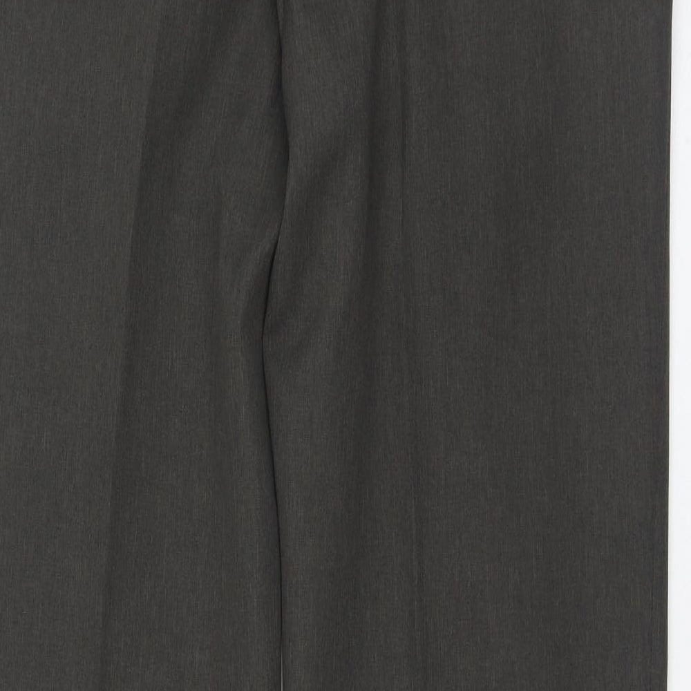 James Pringle Mens Green  Polyester Trousers  Size 36 L31 in Regular Zip