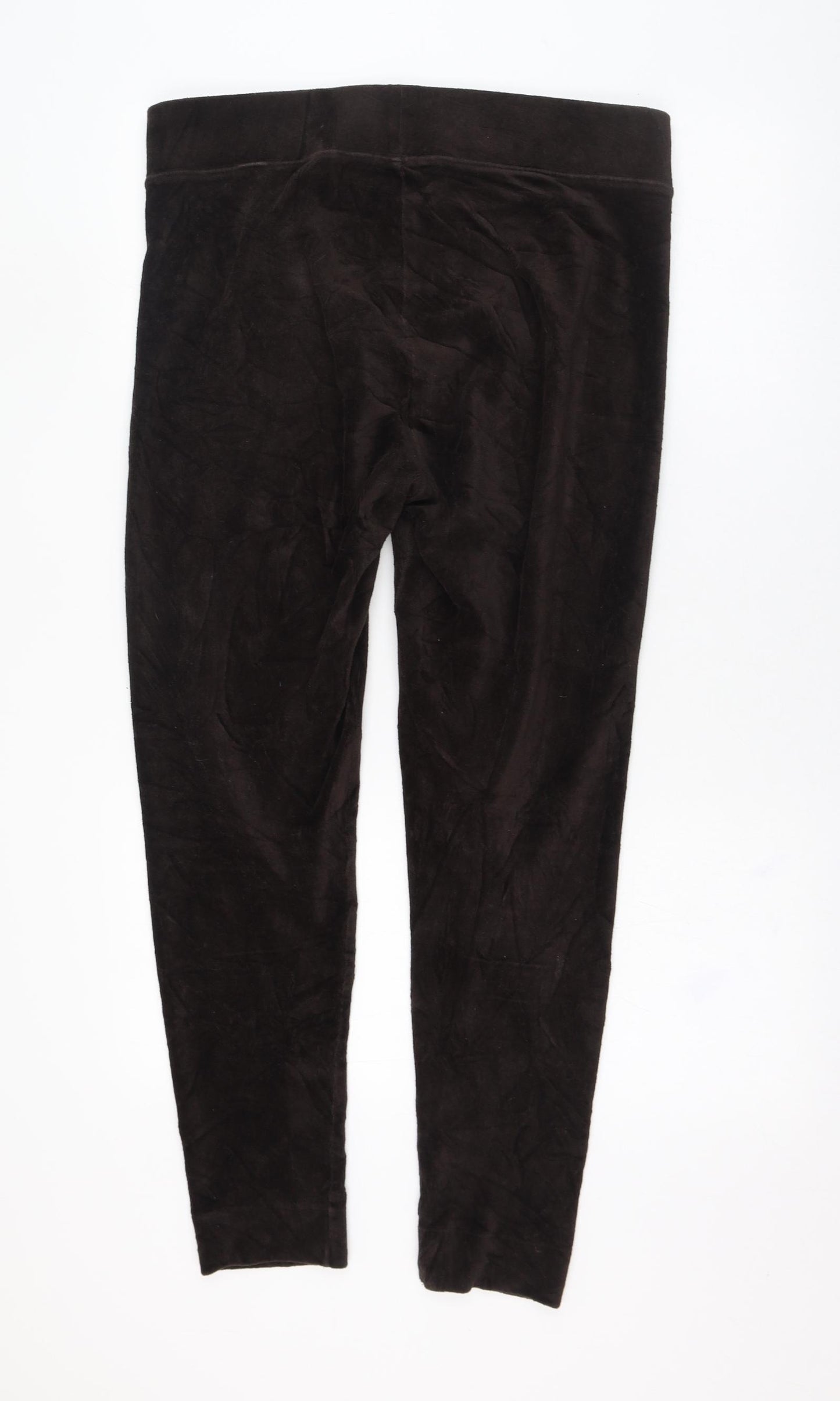 Marks and Spencer Womens Brown  Cotton Capri Leggings Size 16 L28 in