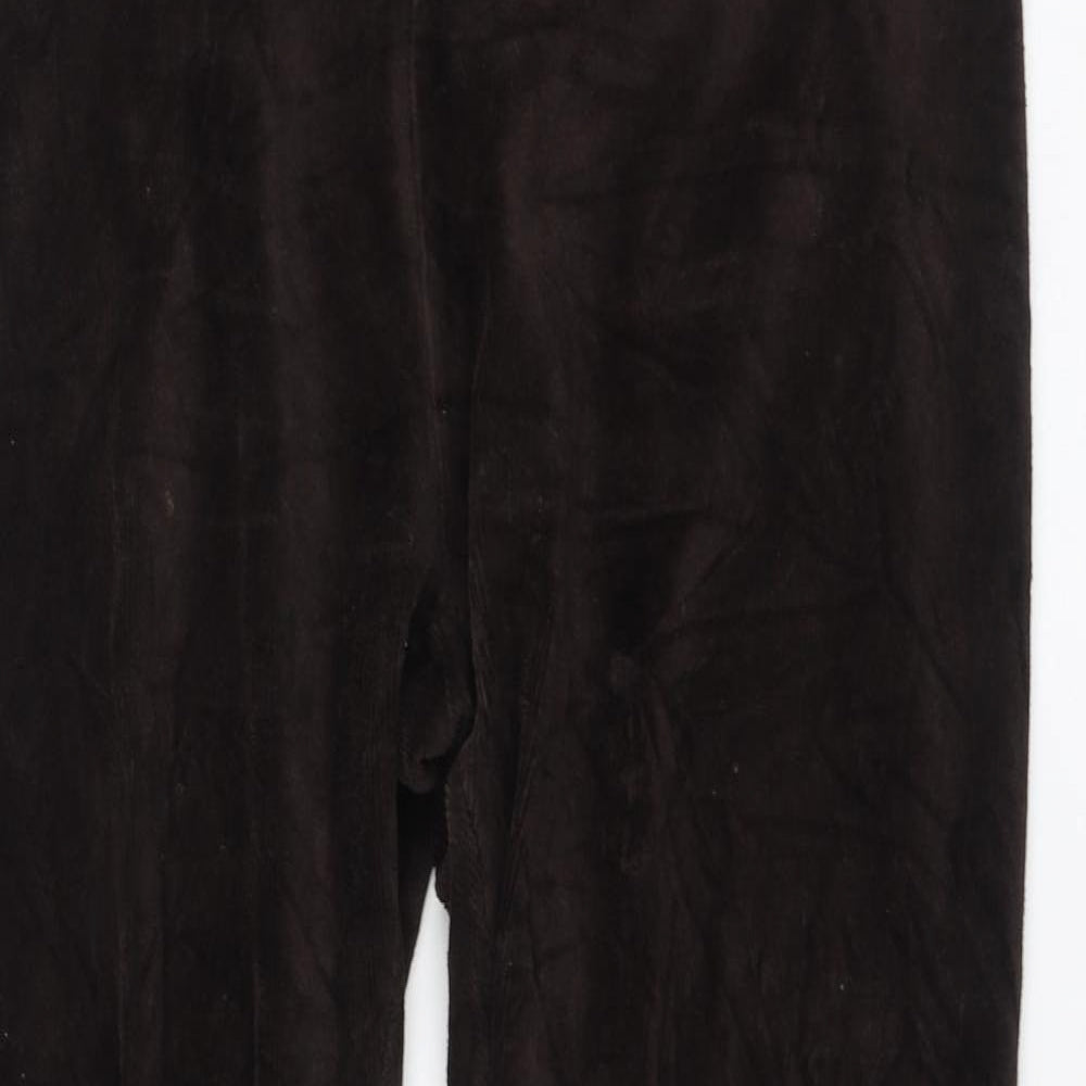 Marks and Spencer Womens Brown  Cotton Capri Leggings Size 16 L28 in