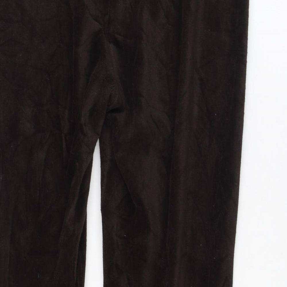 Marks and Spencer Womens Brown  Cotton Capri Leggings Size 16 L28 in