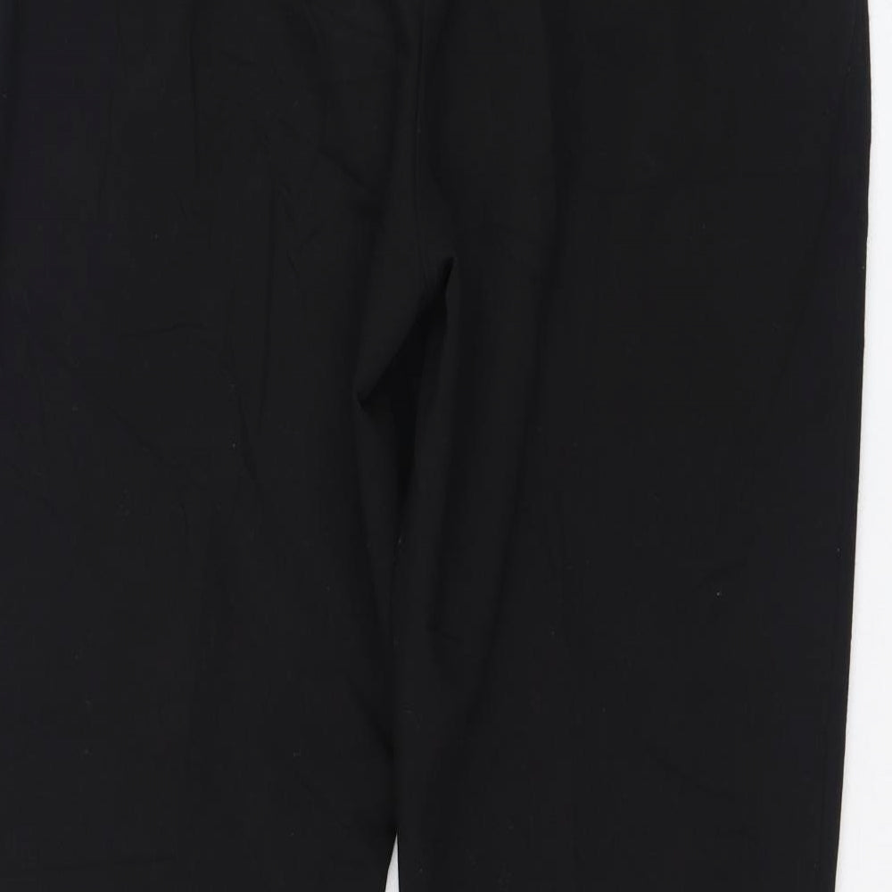 Dorothy Perkins Womens Black  Polyester Trousers  Size 10 L26 in Regular Zip