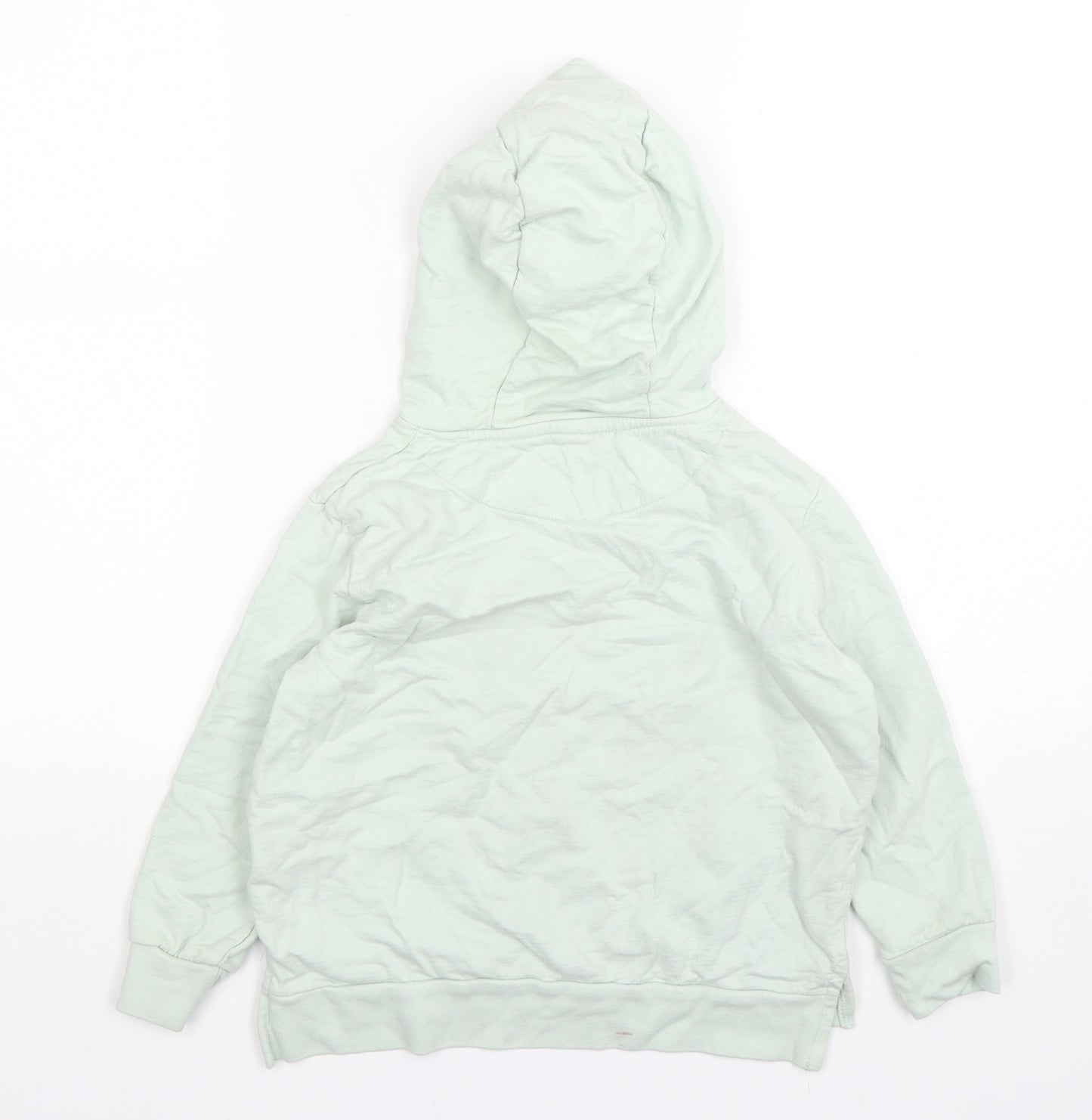 Jeff & Co Girls Green  Cotton Pullover Hoodie Size 7-8 Years   - Ballerina