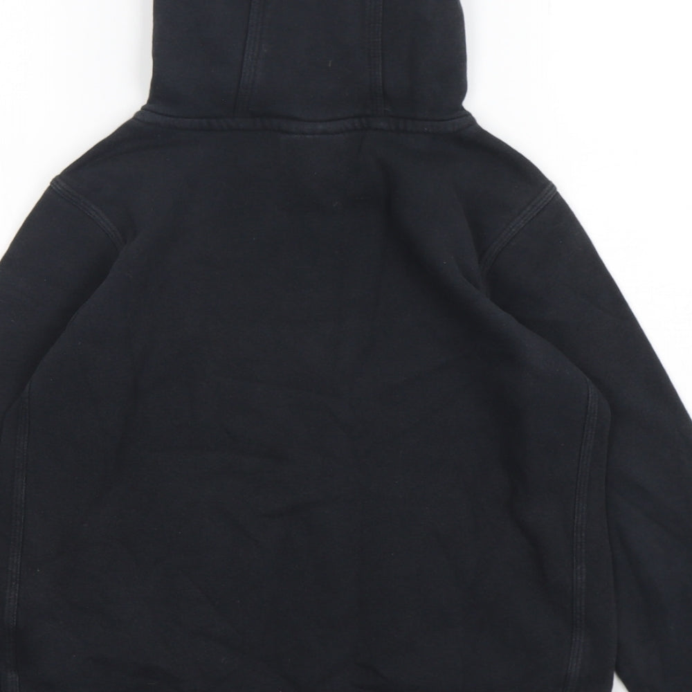 Nike Boys Black  Cotton Pullover Hoodie Size L  Pullover