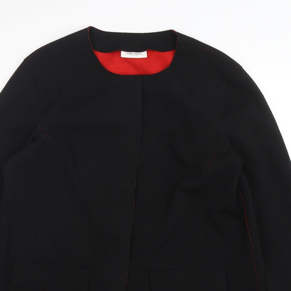Gerry Weber Womens Black   Jacket Blazer Size 14  Snap
