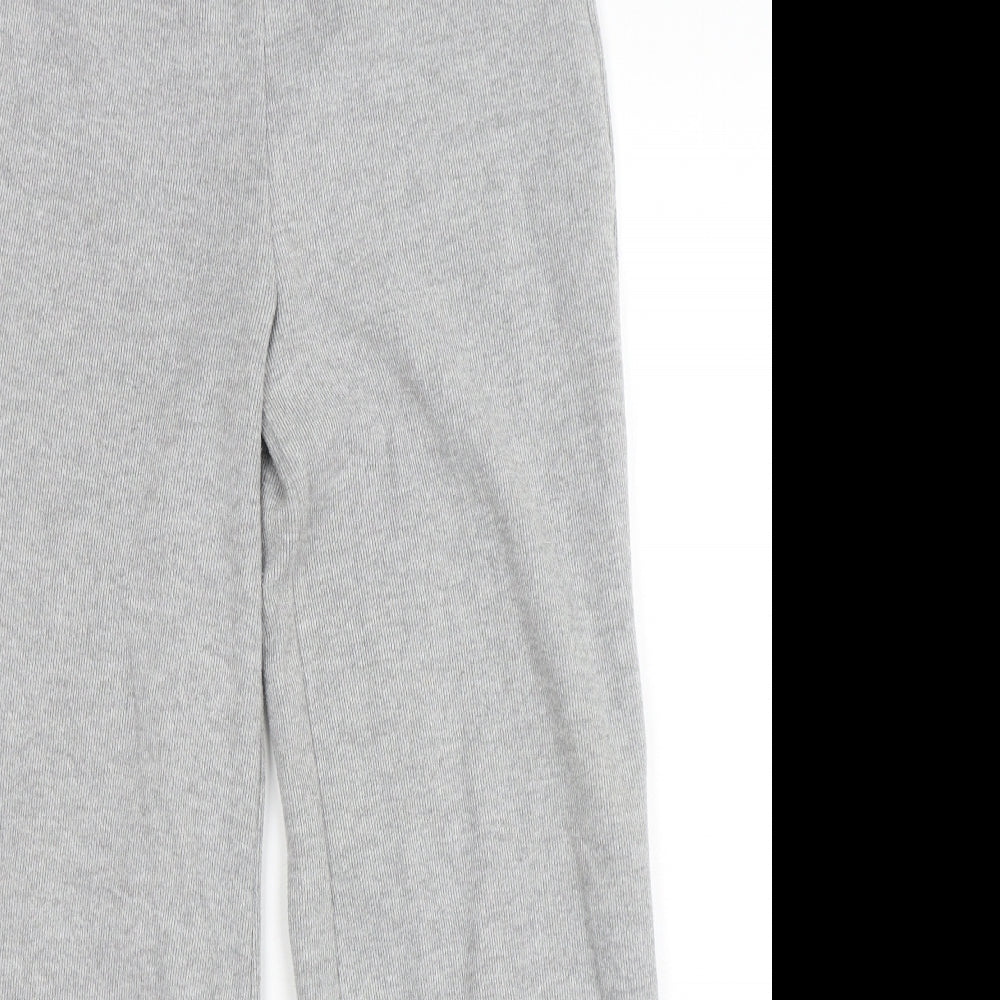 Zara Womens Grey  Polyester Sweatpants Trousers Size S L30 in Regular