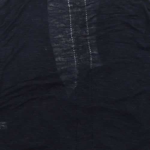 NEXT Womens Blue V-Neck  Acrylic Cardigan Jumper Size 10