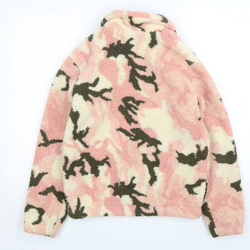 Very Girls Multicoloured Camouflage  Jacket  Size 14 Years  Zip