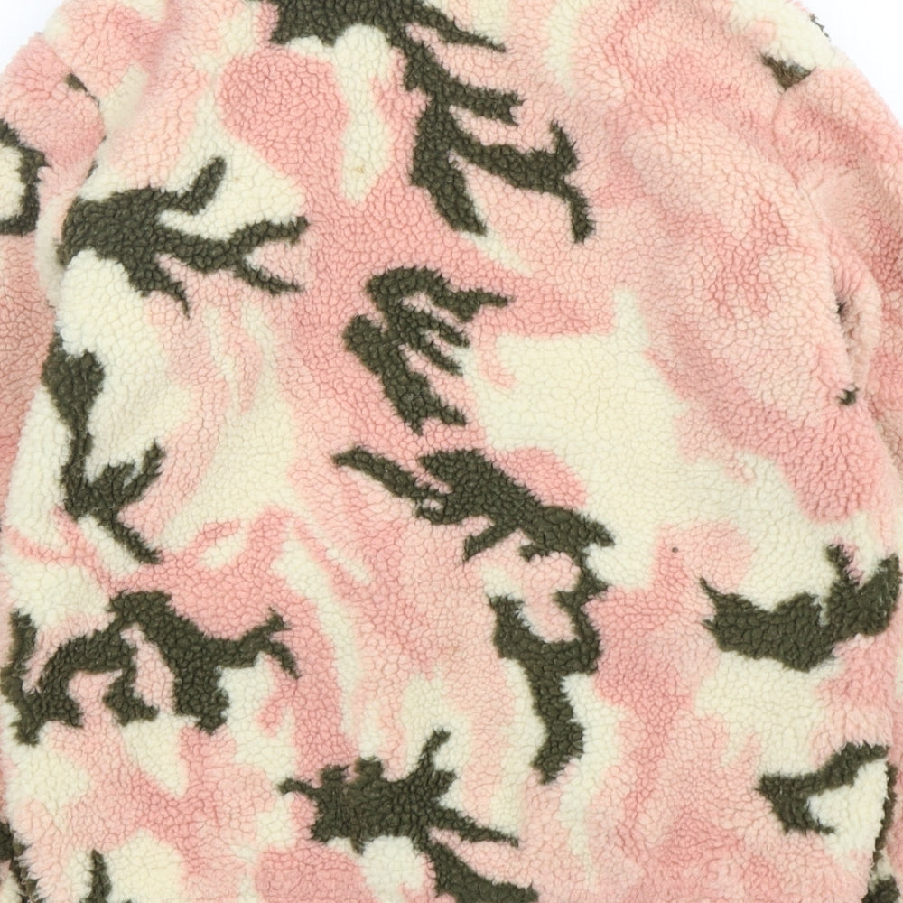 Very Girls Multicoloured Camouflage  Jacket  Size 14 Years  Zip