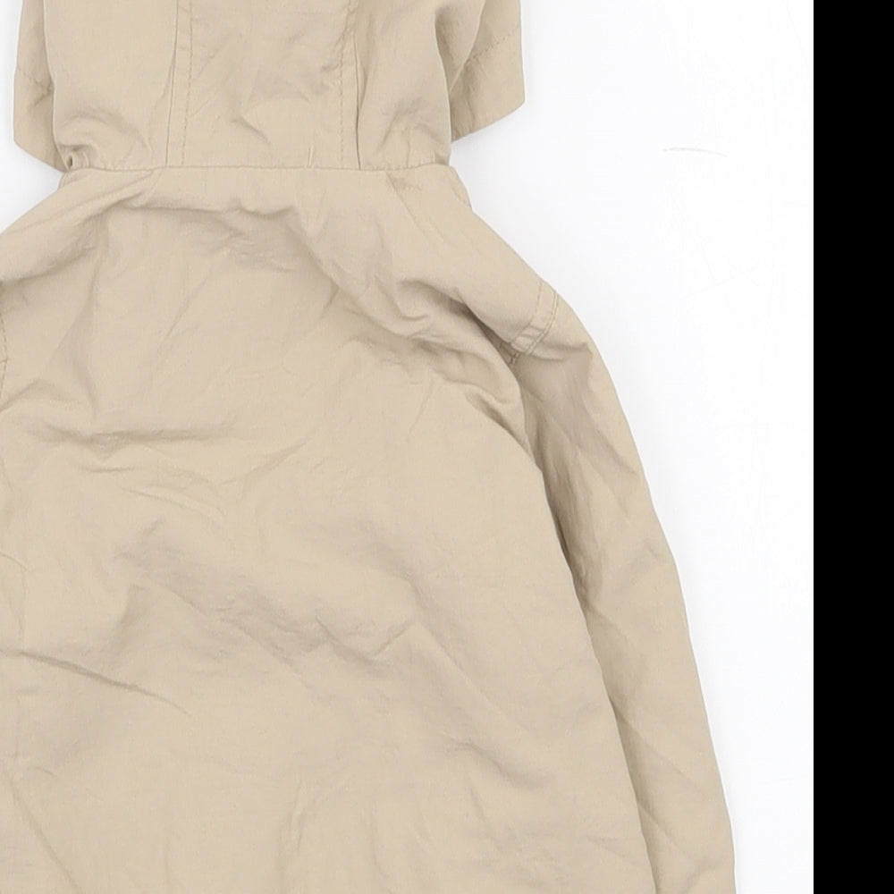 F&F Baby Beige   Jacket  Size 0-3 Months   Zip