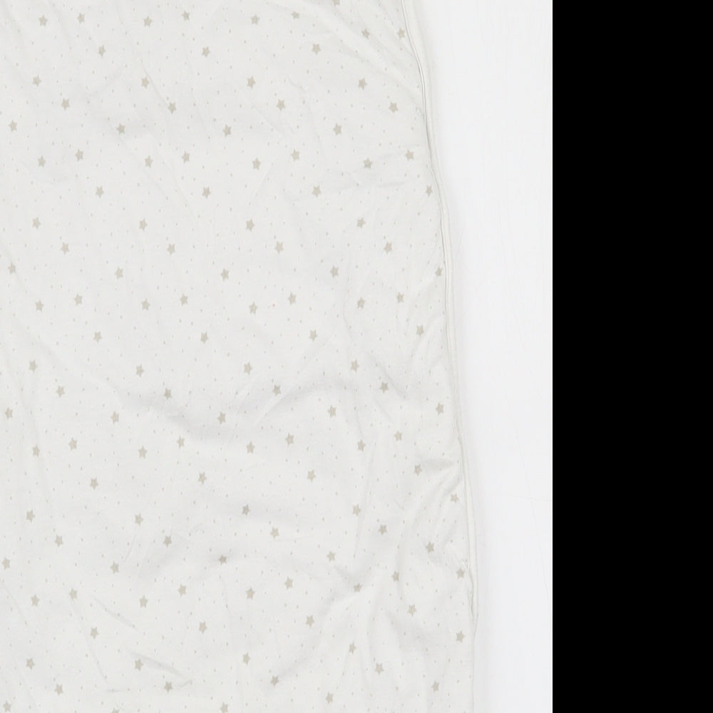 Matalan Baby White Spotted Cotton Babygrow One-Piece Size 12-18 Months  Zip - Baby bag