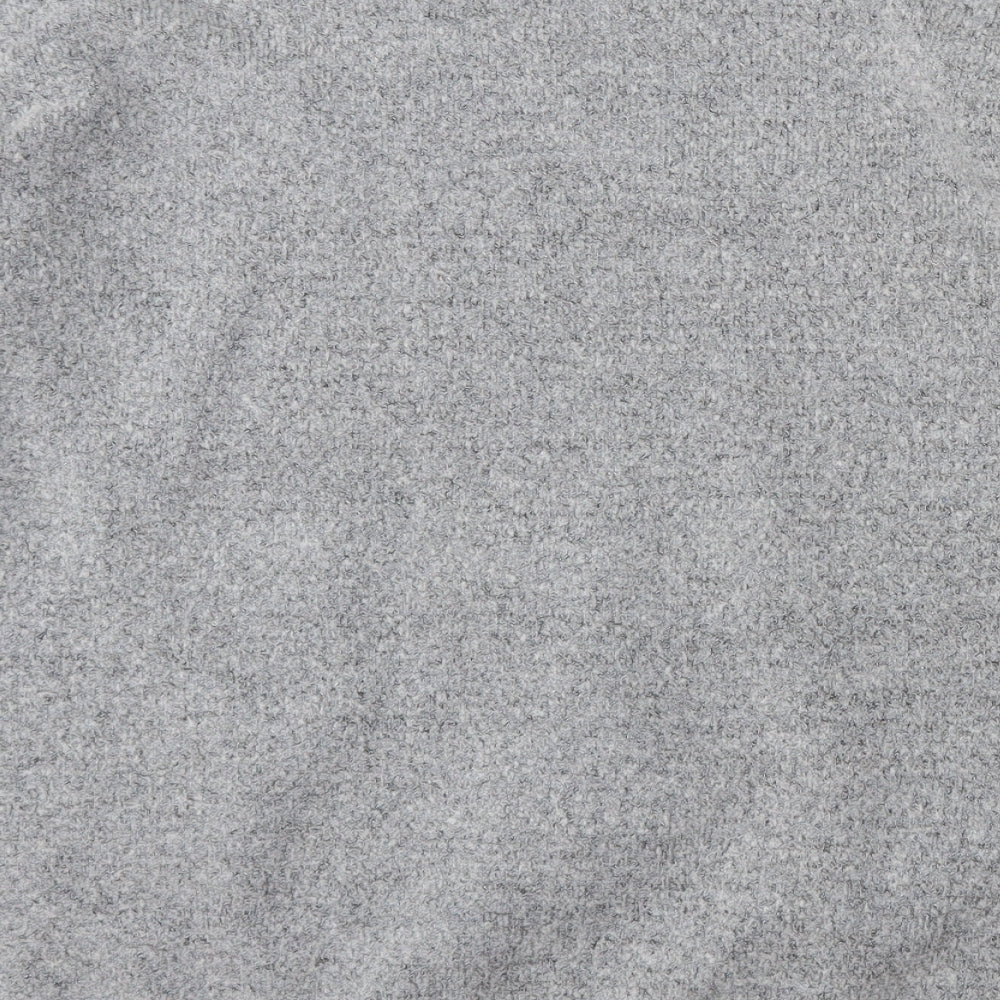 George Womens Grey Round Neck  Acrylic Pullover Jumper Size 12   - Christmas