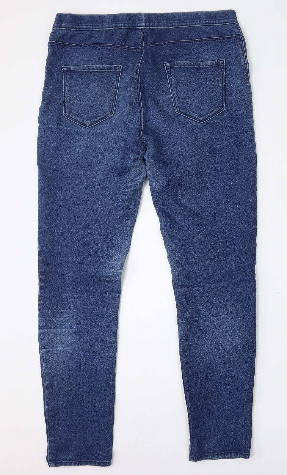 George Womens Blue  Cotton Jegging Jeans Size 14 L30 in Regular
