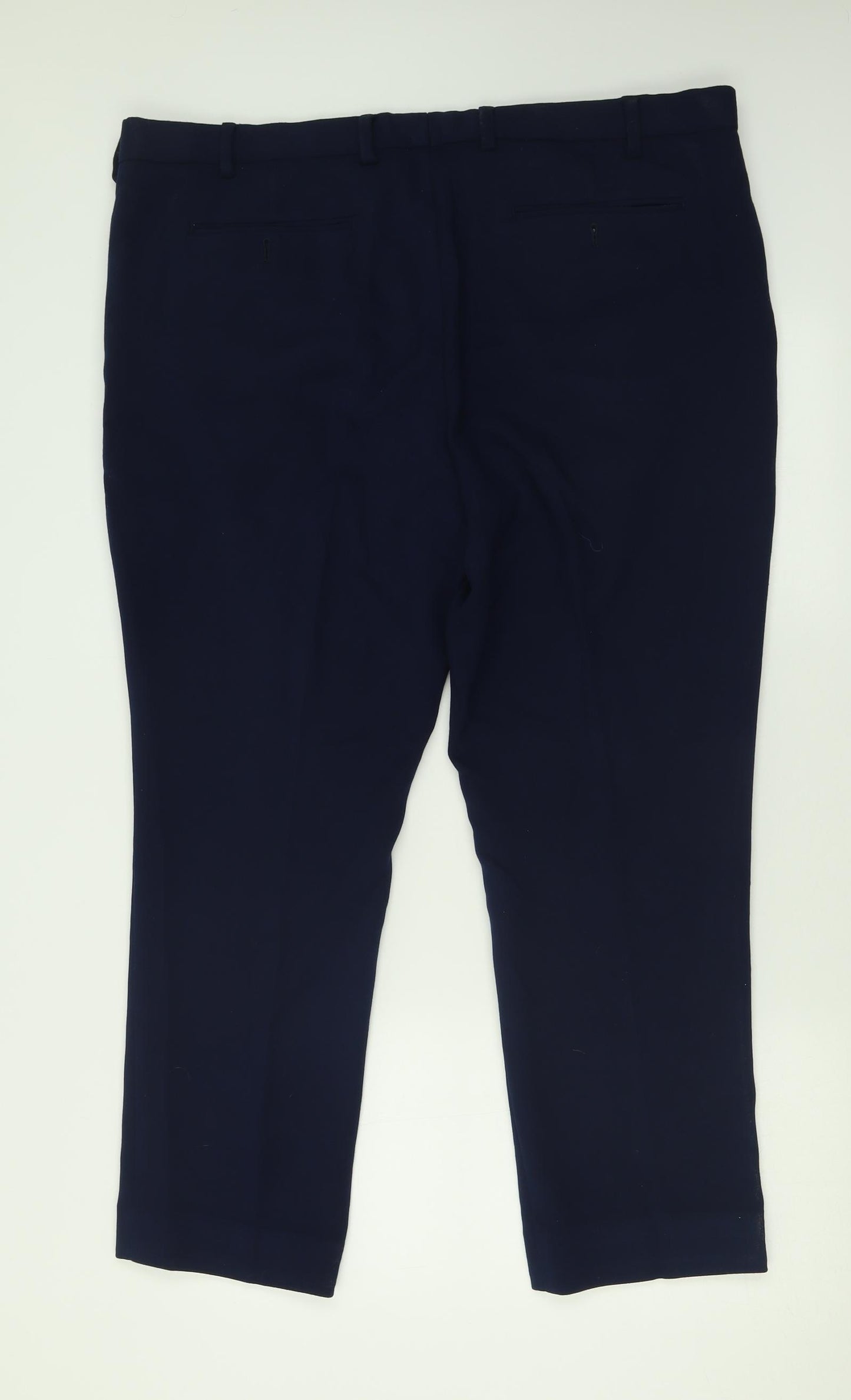 Cedar Wood State Mens Blue  Polyester Trousers  Size 40 L27 in Regular Button - Short Leg