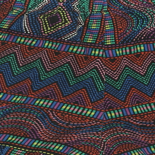 George Womens Multicoloured Geometric Cotton Sweat Shorts Size 14  Regular Tie