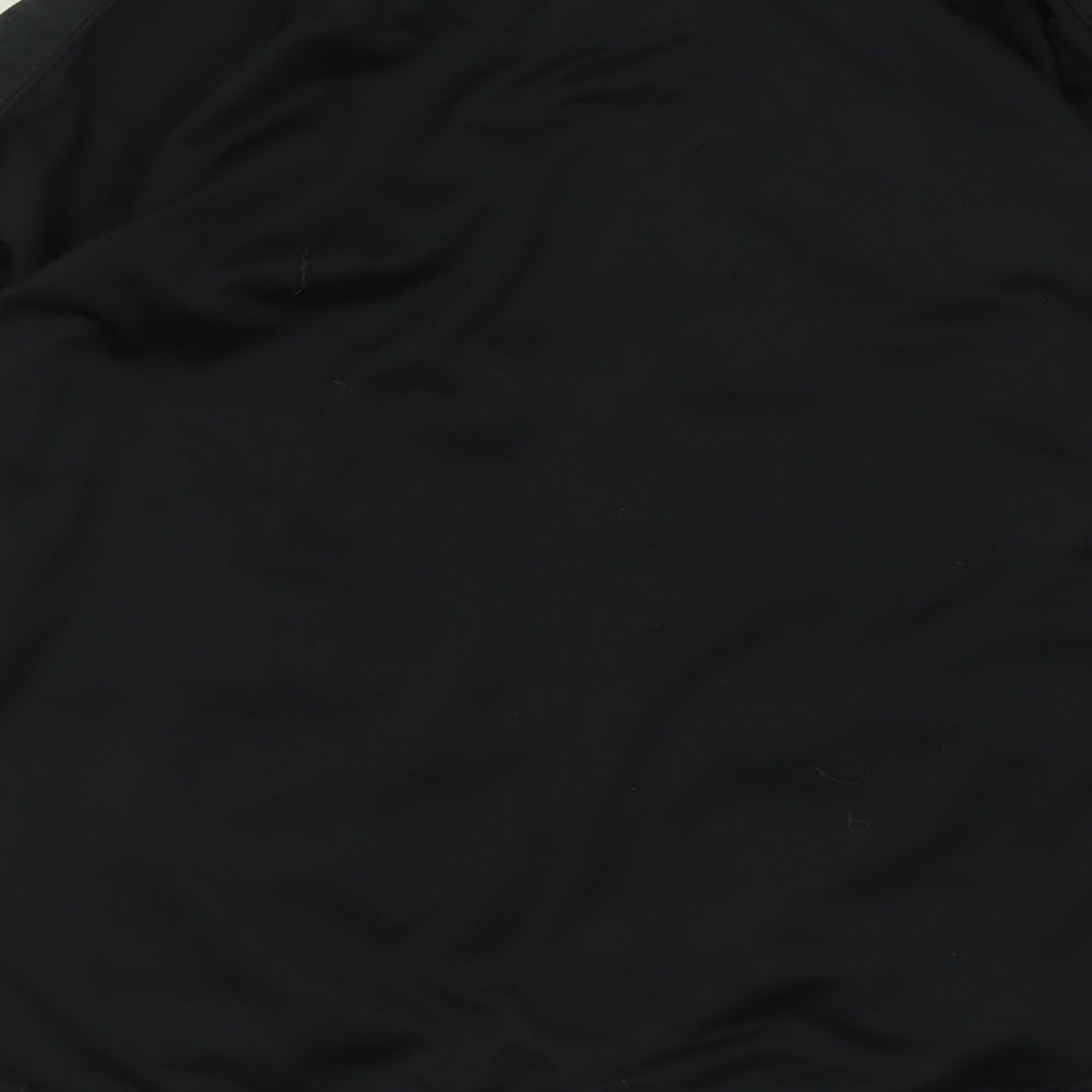 Firetrap Mens Black  Polyester Full Zip Sweatshirt Size 2XL