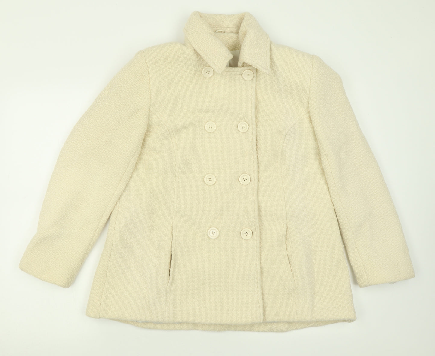 Bonmarché Womens Ivory   Jacket  Size 16  Button