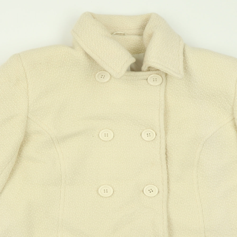 Bonmarché Womens Ivory   Jacket  Size 16  Button